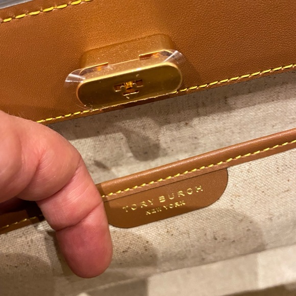 Tory Burch NWT luxury RARE Authentic Lee Radziwill Fil Coupe Small Satchel/bag - Picture 16 of 17